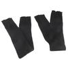 Women Yoga Stockings Open Heel Ribbed Knit Thigh High Leg Warmers for Ballet Dancing Lounging
