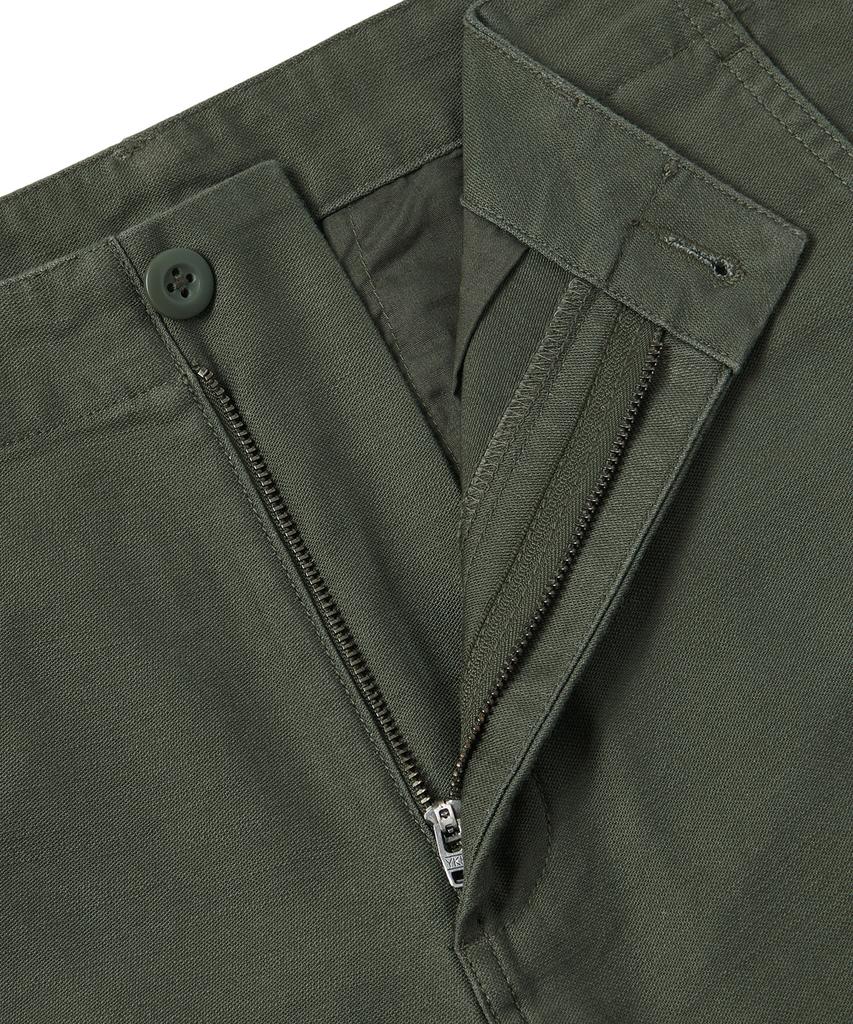 MUSINSA STANDARD Back Satin Wide Officer Pants [Khaki]