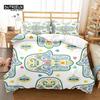 Hamsa Hand Duvet Cover Set Microfiber Golden Lucky Hand Of Fatima Bohemian Quilt Cover Black Gold Bedding Set Queen Room Decor