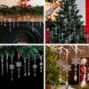 Crystal-like Tree Ornaments Elegant Acrylic Crystal-like Christmas Tree Decorations Snowflakes Icicles Ornaments for New Year