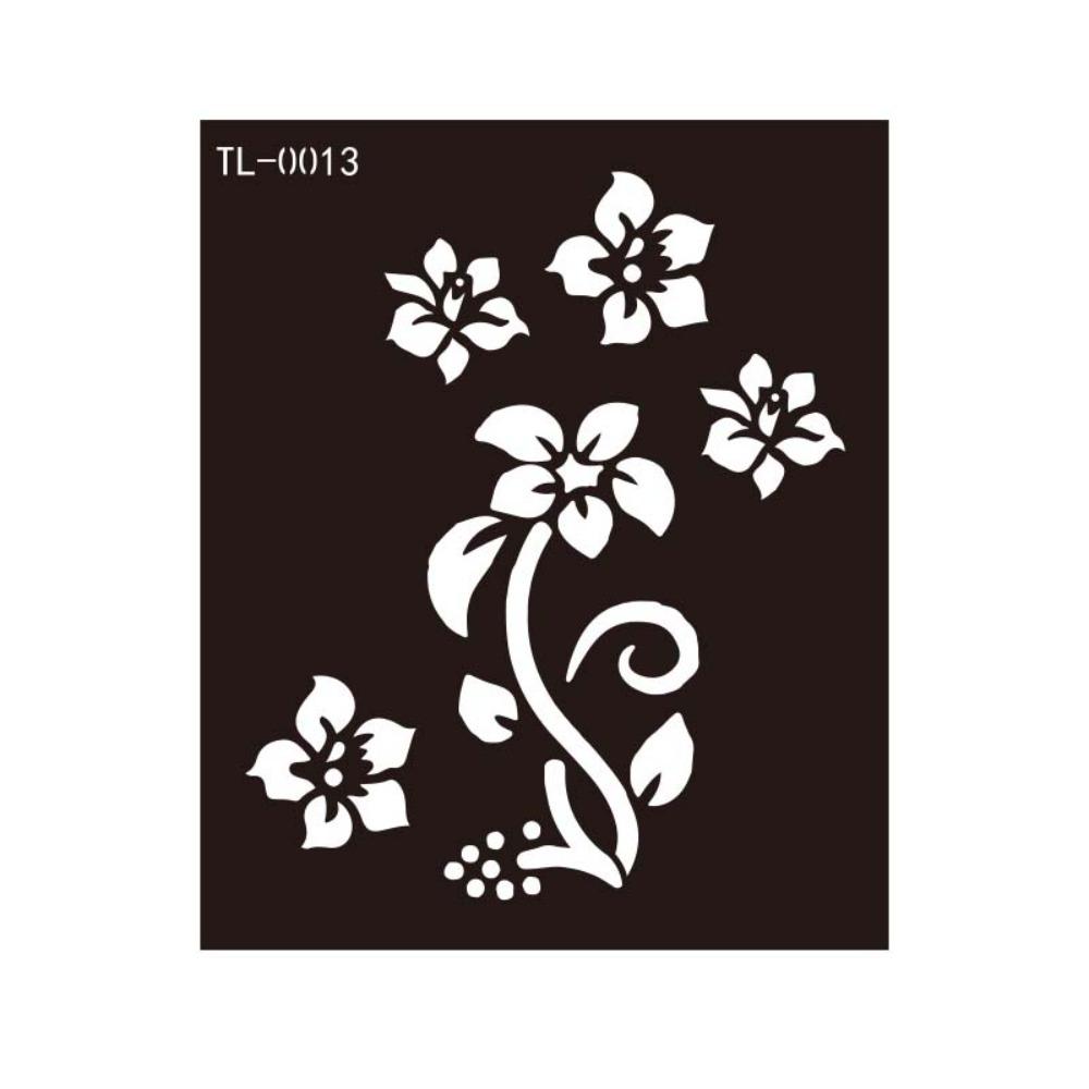 Mehndi Stickers Henna Tattoo Template Fake Tattoo Decals Body Art Sticker Men/Women