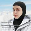 Ветрозащитная зимняя лыжная маска и шарф-бафф: Теплая бархатная защита лица для езды на велосипеде, альпинизма и сноубординга