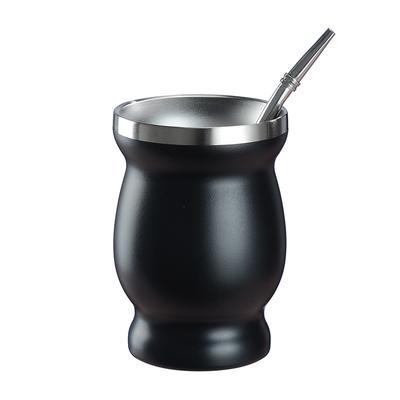 Набор чашек для чая Yerba Mate Natural Gourd, термос из нержавеющей стали 304 с двойными стенками и трубочкой для горячего холодного кофе