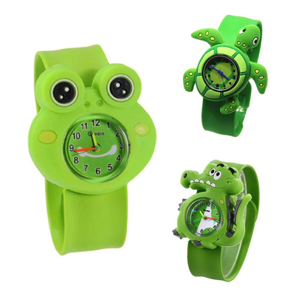 Clock Kids Gift Cartoon Animal Slap Watch Digital Cute Frog Quartz Wrist Watches