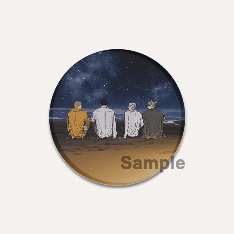 32/44/58mm Anime 19 Days Enamel Pin Cosplay Badge Old Xian Hetian Jia Broochs Pins Collection Breastpin for Clothes Backpack Decor BL Anime