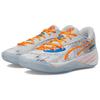 Puma Мужские кроссовки RJ Barrett x All-Pro Nitro Knicks Серый Холодный-Светло-Серый Ультра-Оранжевый 379914-01