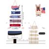Stylish Usa Themed Wooden Hanging Decor Featuring Patriotic Red Blue White Colors For Independence Day