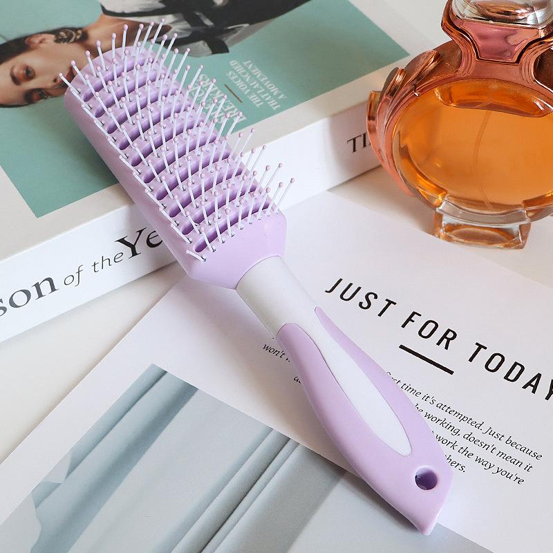 Массажная расческа для волос на воздушной подушке, щетка для волос, расческа для распутывания волос, антистатический салон, спа, парикмахерский инструмент для укладки, овальный круглый