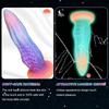 Светящийся Силиконовый Осьминог Фалос Супер Большой Анальный Пробка Самостимулятор для Женщин