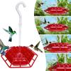 Hummingbird Feeder with 30 Feeding Ports Hanging Outdoor Bird Feeder Anti-Ant and Bee Garden Yard Decor Pet Bird Supplies
