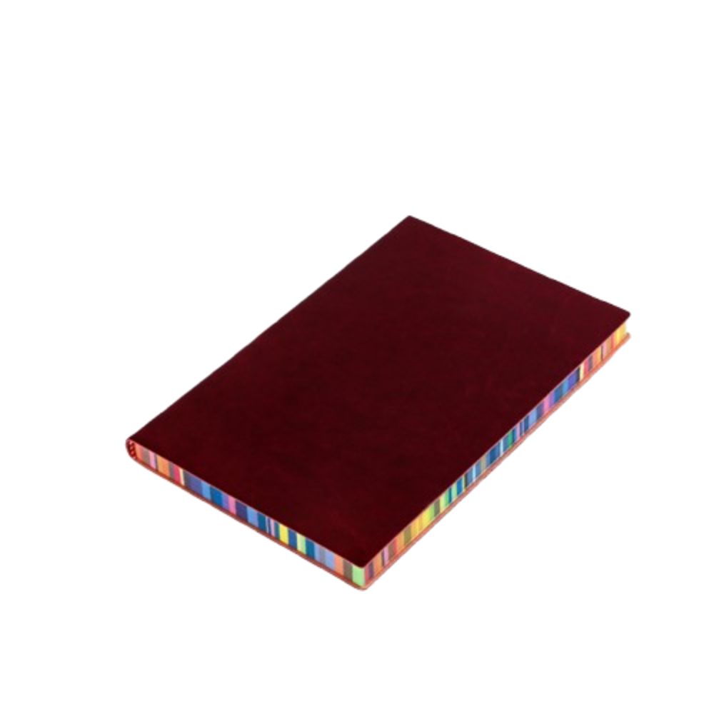 200 Pages Rainbow Edge Notebook Soft Leather Cover A6/A5 Students Notebook  Writing Notepad