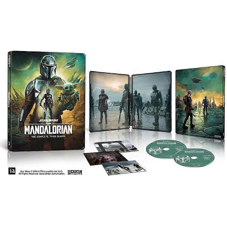 Мандалорианец: Полный третий сезон  [ULTRA HD BLU-RAY РЕГИОН: A USA] 4K Мастеринг, Стальной бокс, С субтитрами, Двуязычная упаковка Импорт из США