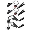 2 в 1 Самоклеящийся пассивный пьезоакустический звукосниматель Два сбалансированных пассивных звукоснимателя Пьезозвукосниматель для акустической гитары