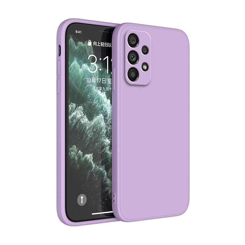Оригинальный силиконовый чехол для телефона Samsung A32 A42 A52 A52S A72 A13 A23 A33 A53 A73 A14 A24 A34 A54 A57 A37 5G Защитная крышка