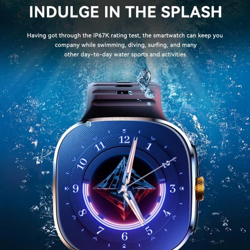 2025 Новые 4G 5G LTE Android 10.0 Смарт-часы 2,4-дюймовый Большой Amoled Экран Игровые Смарт-часы Батарея 2100 мАч для Мужчин Женщин Взрослых Студентов