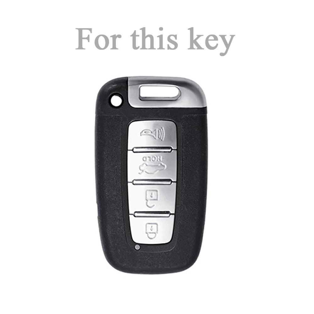 4-кнопочный чехол для смарт-ключа автомобиля, брелок для Hyundai IX35 Elantra Sonata 8 9, для Kia Sportage K5 K2 Sorento Optima Forte 2011-2016, брелок