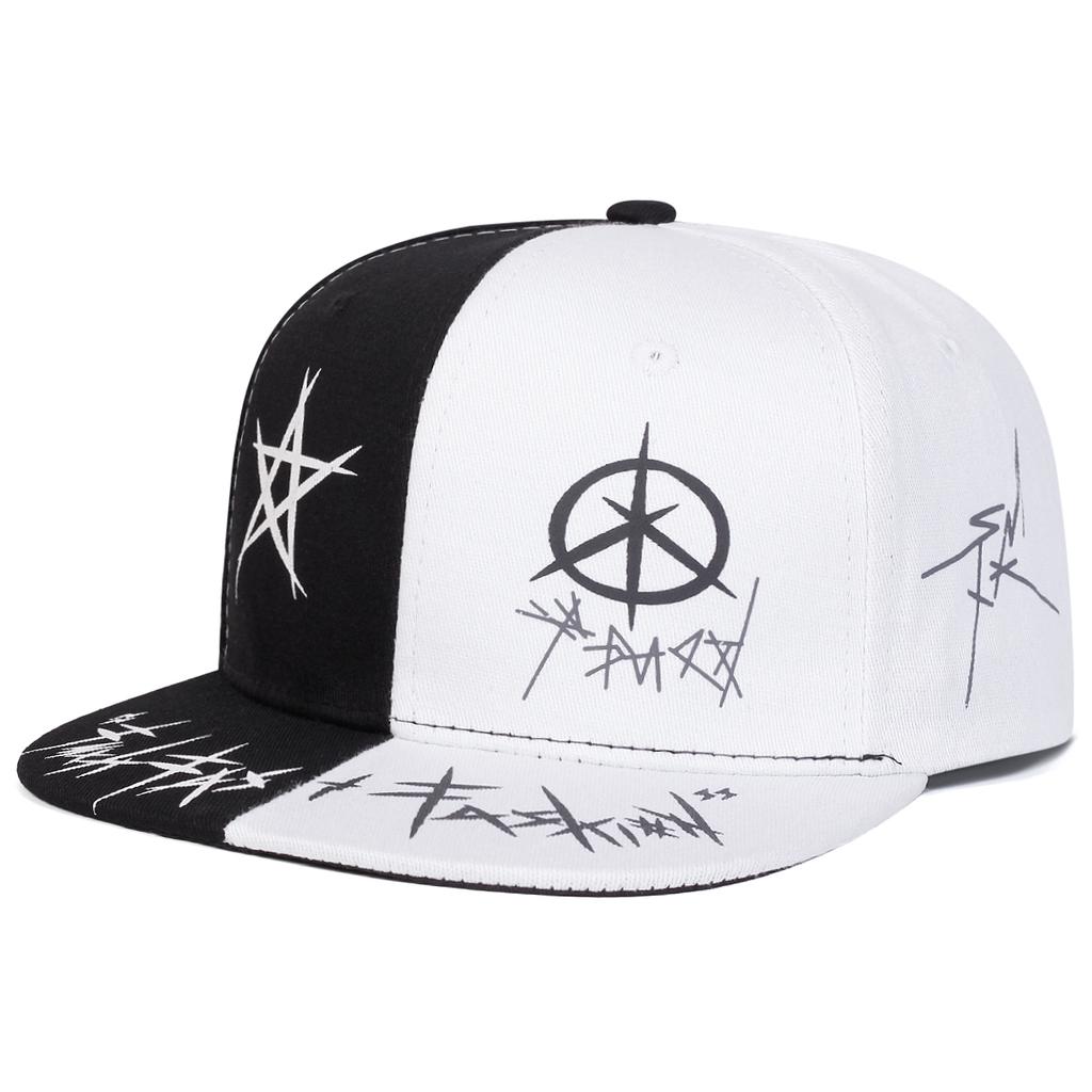 Унисекс Глаз граффити Принт Хип-хоп Кепки Мода Весна Осень Открытый Регулируемые Повседневные Бейсболки Солнцезащитная Кепка