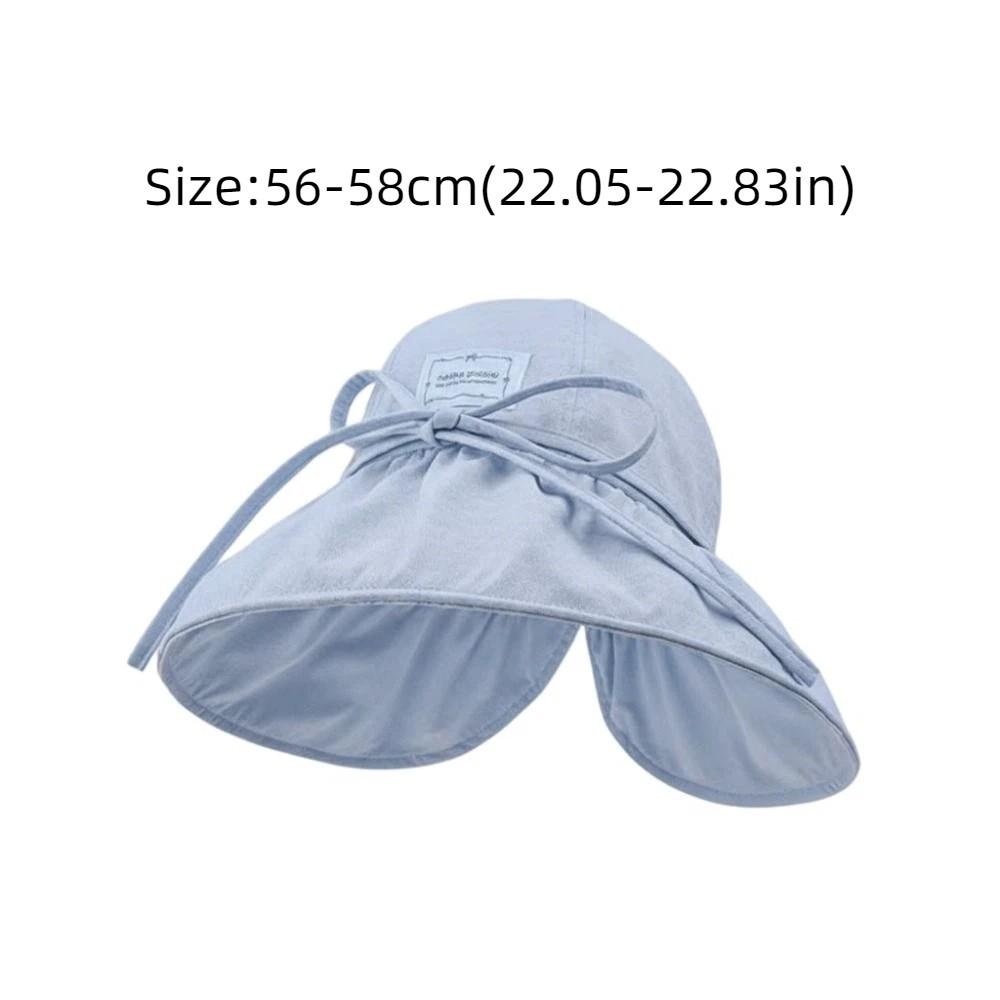 Dopamine Fisherman Hat with Drawstring Sun Protection Hat Summer Ladies Sun Hat  Outdoor