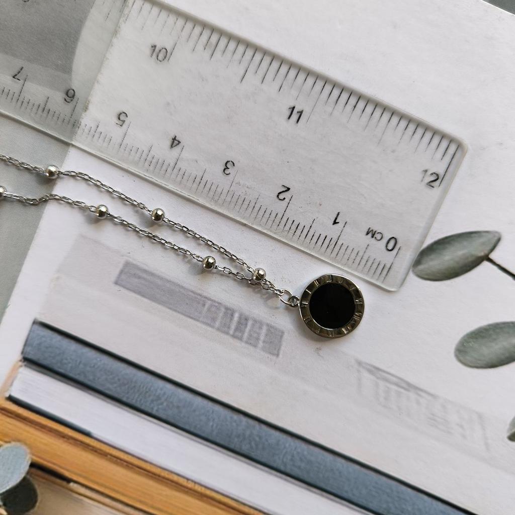 Серебряное колье с емаллю, вес изделия 3,81 гр (2190653)