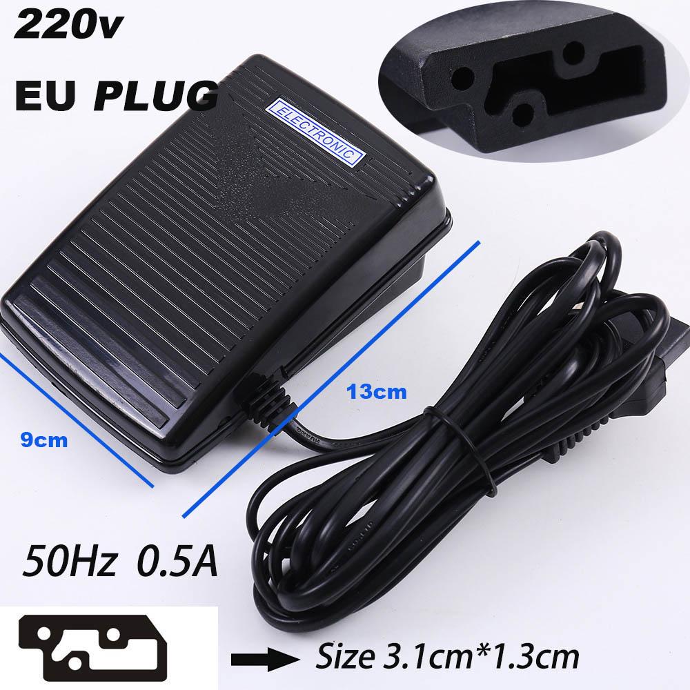 Регулятор скорости Педаль управления Переключатель Части Швейные Машины Аксессуары С Шнуром Питания Двигатель HuiGuo