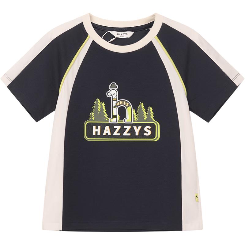 HAZZYS Детская футболка с коротким рукавом и круглым вырезом
