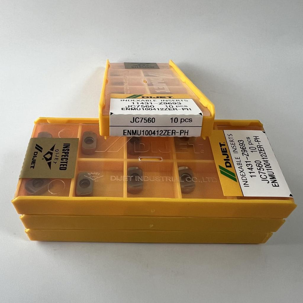 ENMU100412ZER-PH JC7560 / Industrial Indexable Carbide Inserts 10 Pcs