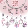 Оригинальные Шармы Подвески 100% Медь Розовый Дельфин Сердце Божья Коровка Шарм Подходит Браслет Браслет Женские Ювелирные Изделия Подарок