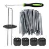 Садовые колышки скобы и прокладки U-образные садовые шпильки газонные ландшафтные скобы для защиты от сорняков и брезентов