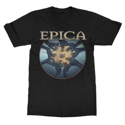 Черная Хлопковая Футболка Группы Epica Полный Размер S-5XL Унисекс SN257 Унисекс Футболка