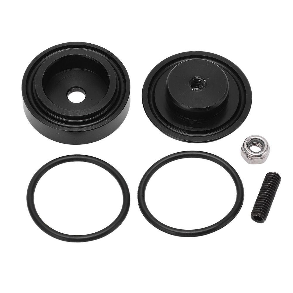 Black Color Rear Wiper Delete Kit Silver Aluminum Hole Plug Cap Hatchback Vehicles