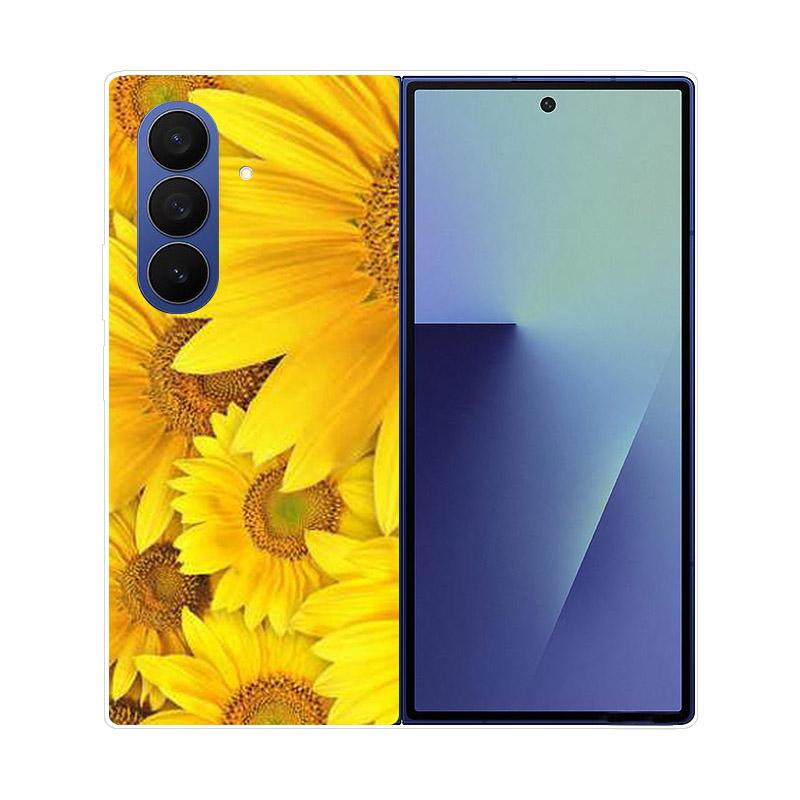 Прозрачный складной чехол для телефона Samsung Galaxy Z Fold 6 7 Прозрачная ударопрочная жесткая крышка из ПК для Samsung Z Fold7 Fold6 Чехол Capa