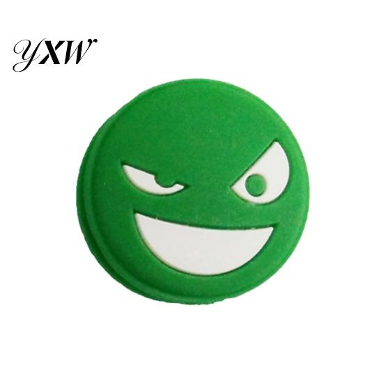 Silicone Racket Dampeners Tennis Vibration Shock Durable Absorbers Reusable Smile Face Racquet String Dampener