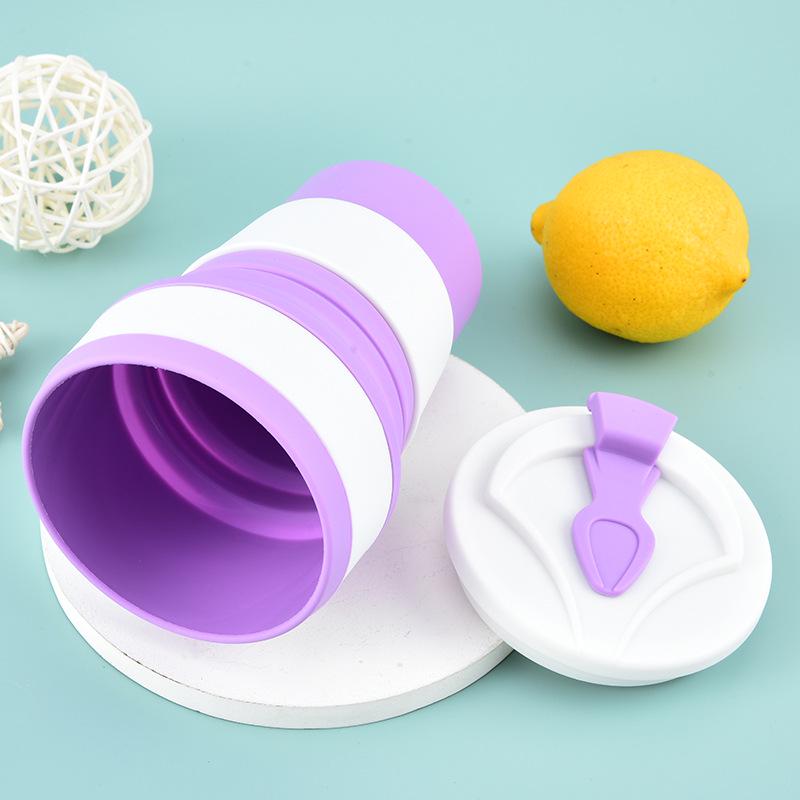 Складной силиконовый дорожный стакан - Портативный, Складной, Высококачественный уличный дизайн