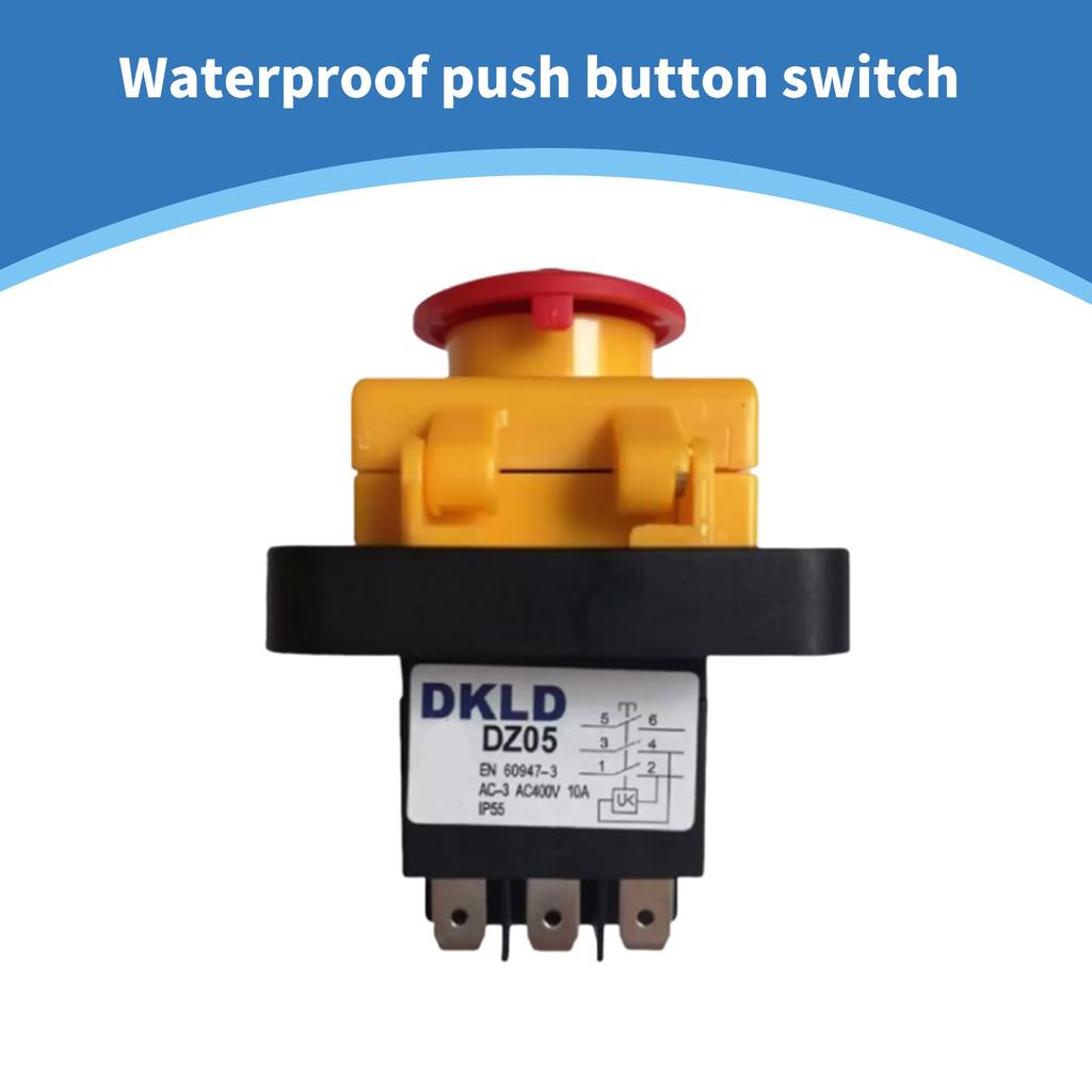 Easy Install Electromagnetic Power Switches with 7 Pins Versatile 7 Pin Push Button Switches for Projects & Repairs