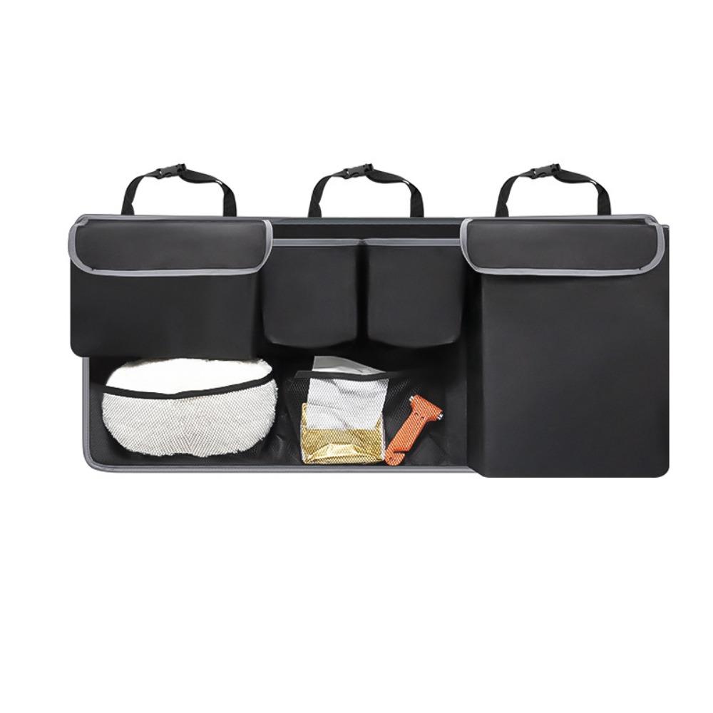 Multiple Pockets Backseat Hanging Organizer High Capacity Car Backseat Storage Bag Automobile