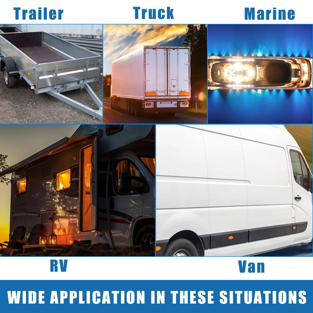 ABSOPRO Передние Задние Боковые Габаритные Огни Водонепроницаемые Наружные Овальные Позиционные Фонари для Грузовика