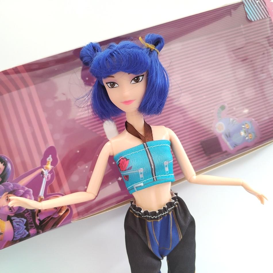 30cm K-Pop Demon Hunters Anime Kpop Girl Group Cartoon Rumi Zoey Mira Action Figures Vinyl Figurines Model Dolls Girls Xmas Gift