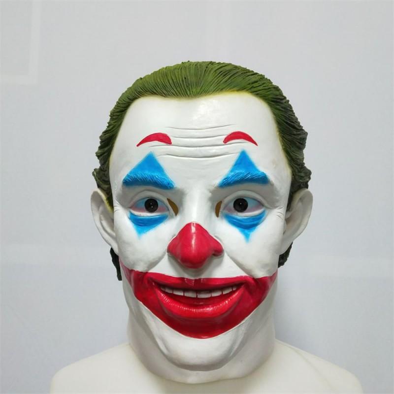 Batman Joker Latex Mask Halloween Horror Costume Party Collectible Film Makeup Prop