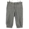 Винтажные укороченные шерстяные брюки 70-х годов, лейбл белого цвета, сделано в США, w32, серые, мужские, б/у