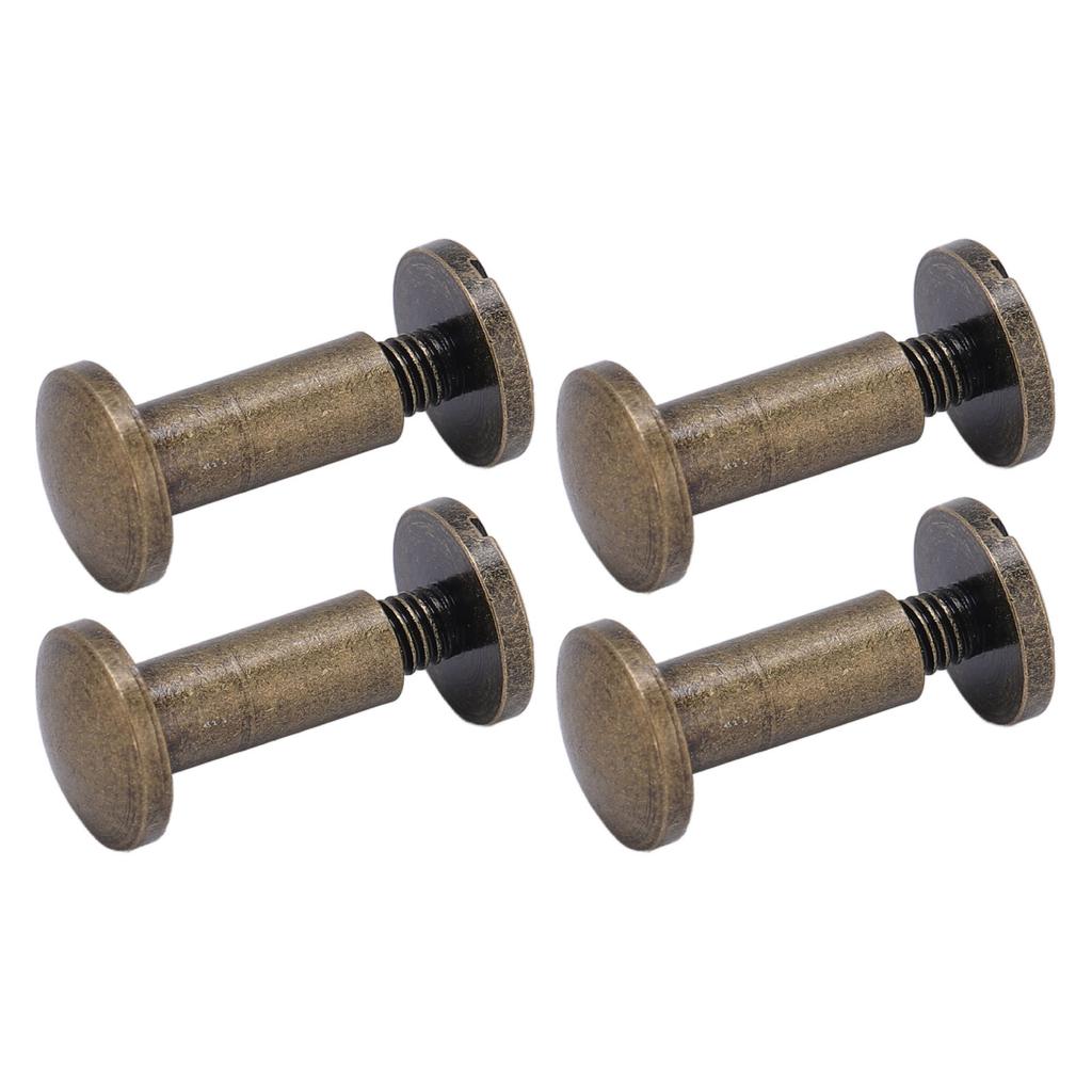 20 комплектов 8 X 10 мм заклепок для крепления, винтов с дуговой головкой и шлицем, цинковый сплав, 8 X 5 мм, шурупы для крепления своими руками из полиуретана