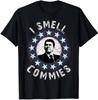 Футболка унисекс с надписью «Рональд Рейган, я чувствую запах коммунистов» в стиле ретро и винтажного политического юмора