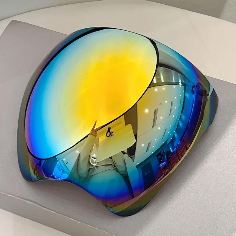 Огромные солнцезащитные очки для занятий спортом на открытом воздухе Женские Мужские Винтажные Солнцезащитные очки Панк Большие Защитные Обтекаемые Маска Велосипедные Очки УФ