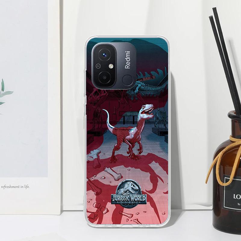 Jurassic Park Dinosaur World Phone Case For Xiaomi Redmi 12C 12 10C 10A 10 9C 9A 9T 9 8A 8 7A 7 6A 6 Pro K70 K40 K20 Fundas Back