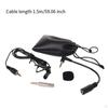 Lapel Microphone Clip On Mic, Portable Noise Reduction Collar Mic with 3.5mm Jack for Teaching