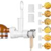 12Pcs Pasta Press Attachment for KitchenAid Stand Mixers Extruder Pasta Maker with 6 Pasta Shapes Dishwasher Safe Parts Gift for Kitchenaid Blender
