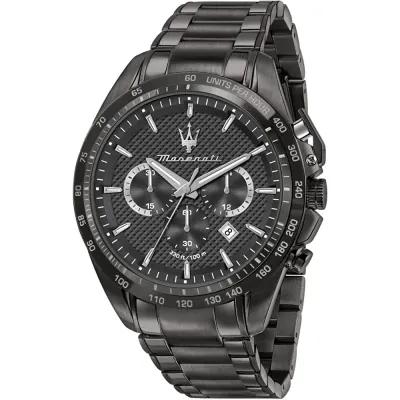 Maserati Traguardo Черный Металл Мужские Кварцевые R8873612045