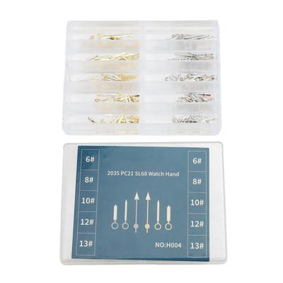 Замена стрелок часов для кварцевого механизма 2035 PC21 SL68, металлические стрелки часов, комплект с подсветкой
