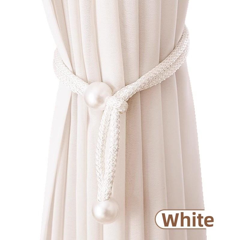 Fabric Curtain Tiebacks Buckle Straps 2-Piece Set