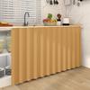 Solid Color Kitchen Concealed Curtain Door Window Short Partition Cupboard Storage Shelf Dustproof Half-curtain Home Decor