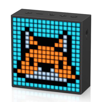Портативная Bluetooth-колонка Divoom Timebox Evo с воспроизведением музыки RGB/улучшенными басами/с часами/пиксельной графикой/многофункциональное использование/звонки без помощи рук/256